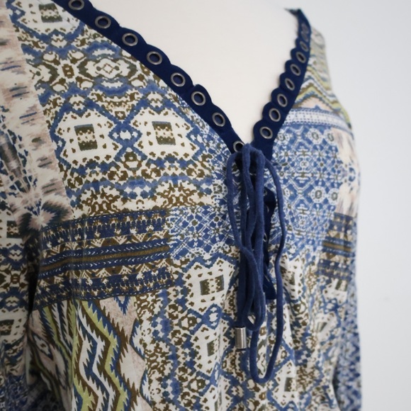 Westport 1962 Fromt Tie Blouse Large (L) - Picture 3 of 7